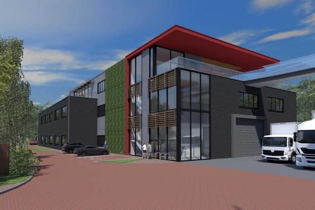 Plans to build two commercial buildings at Crawley business park approved