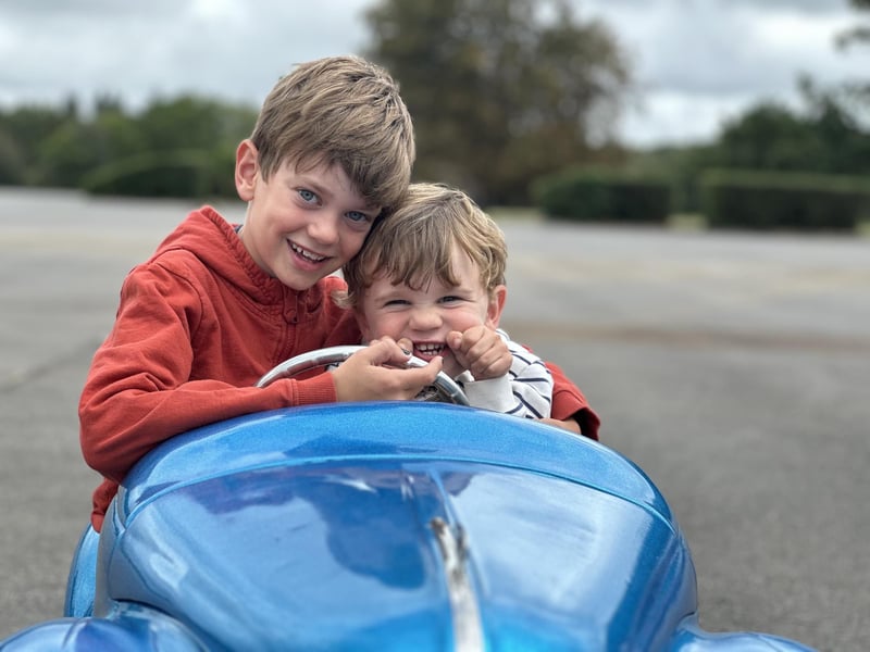 Thomas, with two year old brother George.