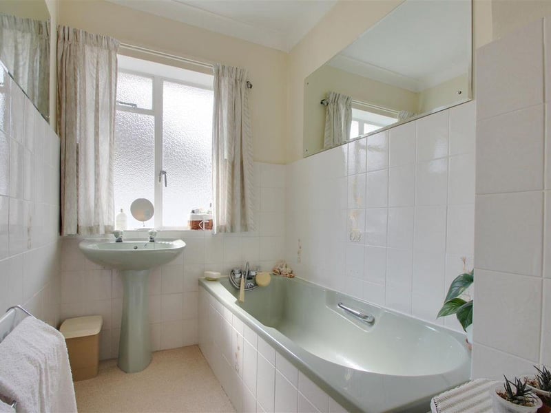This five-bedroom detached house in Goring is on the market with James & James Estate Agents at a guide price of £850,000.