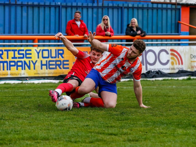 Action from Eastbourne Borough's defeat at Braintree in the National Lague South
