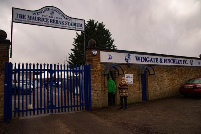 Wingate and Finchley FC's ground, where Billy Vigar was injured | Picture: Tommy McMillan