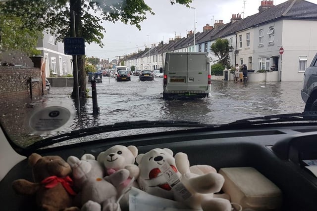 Near Homefield Park, Worthing. Picture sent in by Brian Jarvis