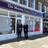 L-R, Ian Fletcher, Funeral Service Operative, and Chris Hatt, Area Development Manager for Mid Kent)