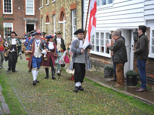 The 71st National Town Criers' Championships in Rye on October 12 2024.
