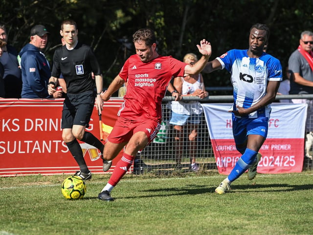 Action photos of Isthmian League Hassocks FC Vs Herne Bay FC : Hassocks FC v Herne Bay FC, Isthmian south east division