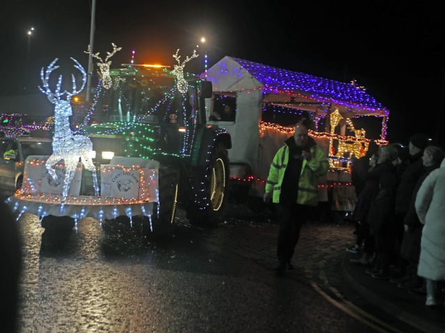 The Christmas Tractor Run 2024 leaving Hastings Old Town on December 21. Photo by Roberts Photographic.