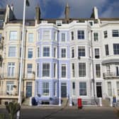 The apartment is on the seafront at Eversfield Place