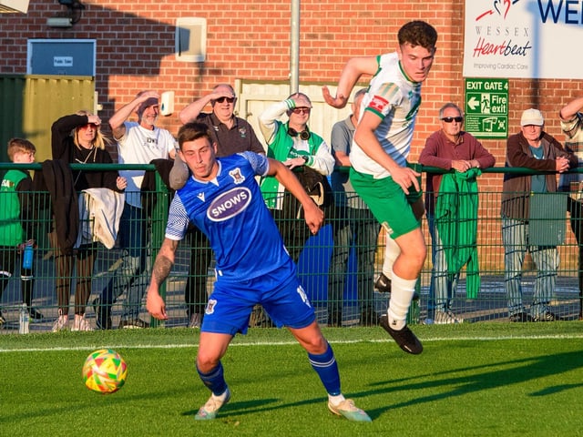 Action from AFC Totton v Bognor Regis Town, July 2023