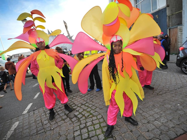 Hastings Storytelling Festival 2024 parade on October 27.