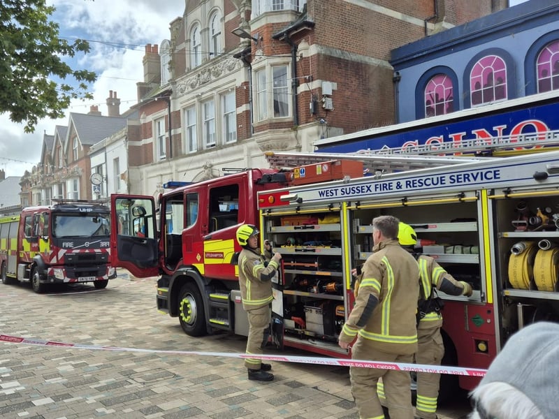 Firefighters wearing breathing apparatus extinguished the ground-floor blaze, using hose reels and jets, before remaining at the scene to damp down hotspots.