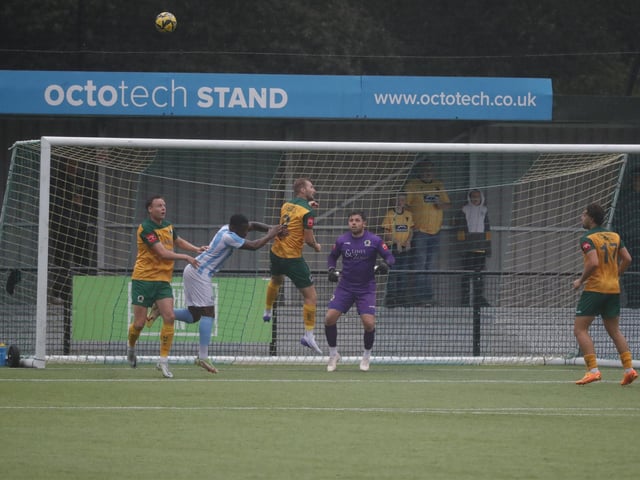 Action from Horsham's pre-season victory over National League South outfit Maidstone United