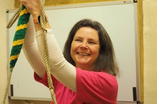 Vicky Chase is planning to celebrate her 50th birthday by ringing church bells in 50 bell towers across Sussex in 50 days