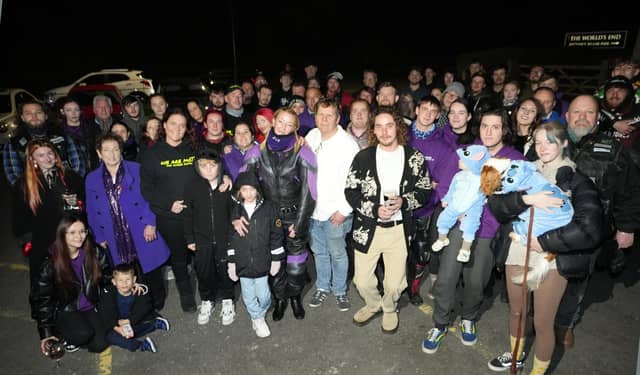 To mark India Buchanan's 19th birthday, hundreds of bikes rode from The World’s End pub to Swanbourne Lake in Arundel on Saturday evening (November 16)