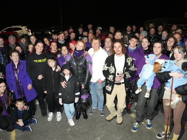 To mark India Buchanan's 19th birthday, hundreds of bikes rode from The World’s End pub to Swanbourne Lake in Arundel on Saturday evening (November 16)