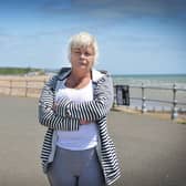 Leona Moon pictured on Bexhill seafront.