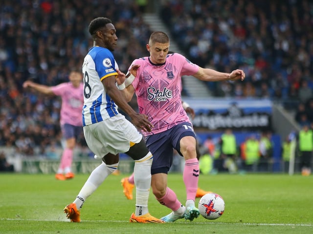 Not in the game in the first-half and was limited to half chances. One of four players taken off at half-time. (Photo by Steve Bardens/Getty Images)