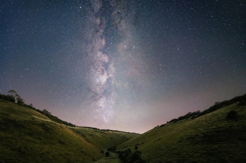 Devil's Dyke leading to the Milky Way