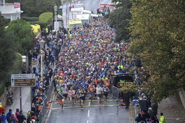 The Beachy Head Marathon is one of the biggest off-road marathons in the UK. It is popular for its scenic and challenging route through the South Downs National Park countryside. Brand new for 2024 is the Ultramarathon which has a total distance of about 52.6 kilometres. A half marathon, now in its fourth year, will take place on the following day (October 27).