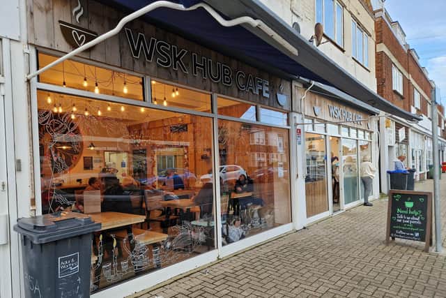 The WSK Hub Café opened 12 weeks ago