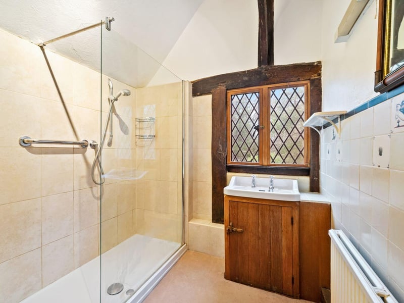 The property has five bathrooms