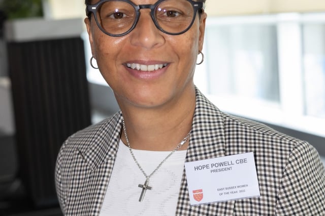 President of East Sussex Women of the Year, Hope Powell CBE.