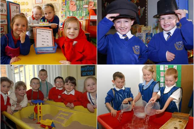 New starters at schools across the town. Do these photos bring back happy memories?