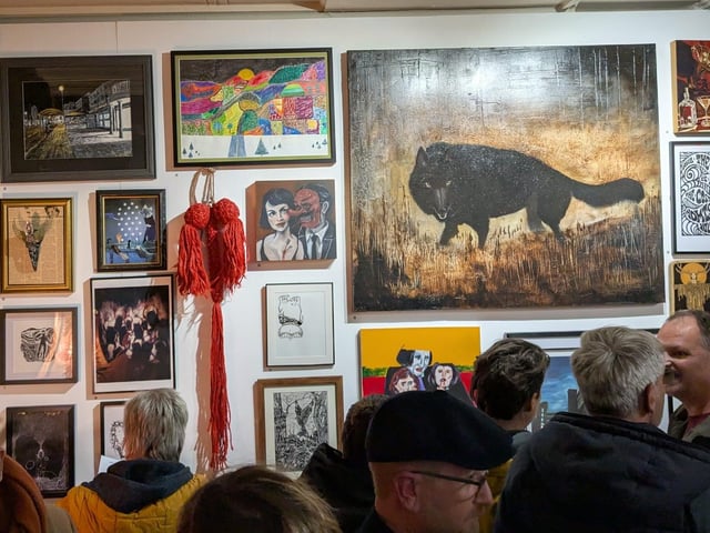 The Toad in the Hole's Dark Fest art gallery