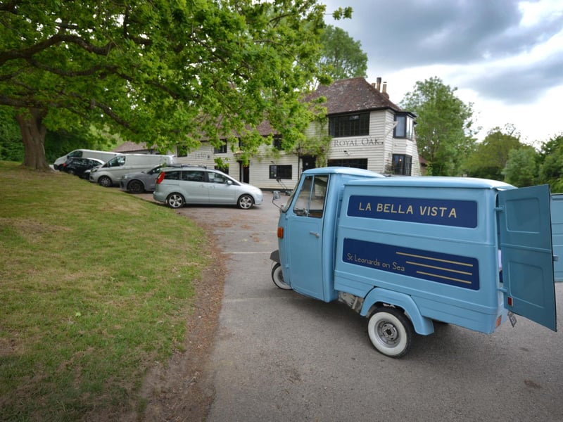 Aldo and Deborah Esposito have purchased The Royal Oak, located on the A21 at Whatlington, from Shepherd Neame and have renamed it The Oak & Olive.
