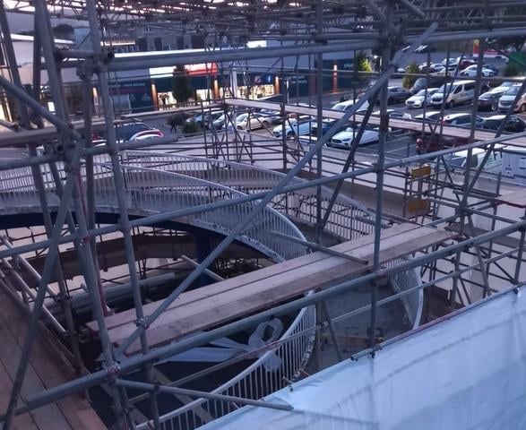 The Langney Rise Footbridge repairs. Pic: East Sussex Highways