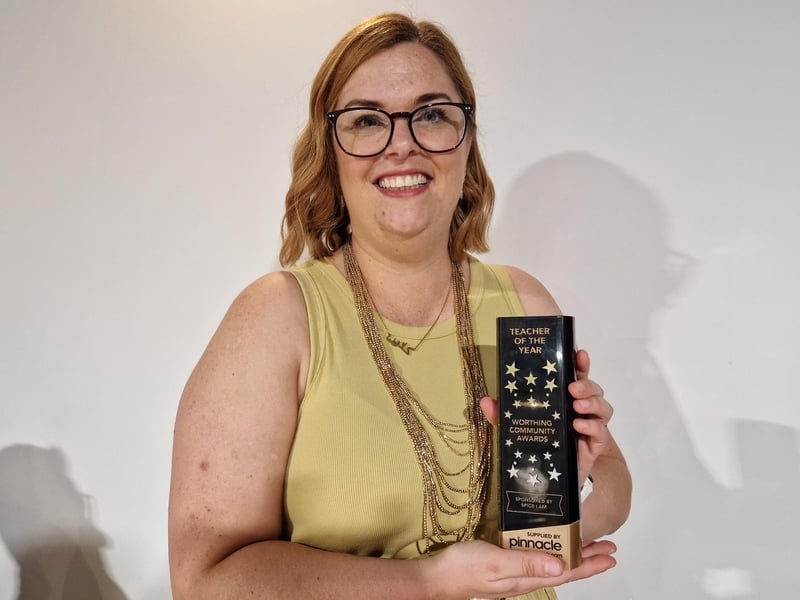 Teacher of the Year winner Catherine Burgess from Davison High School