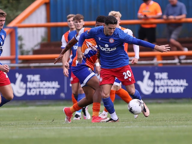 Action from Worthing's visit to Braintree in National League South