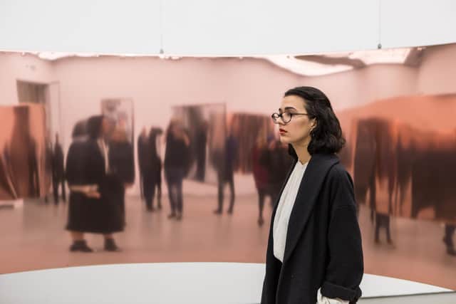 An exhibition at the Towner: Installation view, Hannah Perry, GUSH, 2018-2019. Photo by Rob Harris, 2018