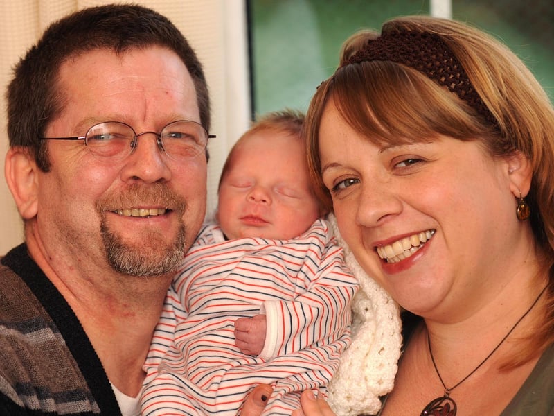 Haywards Heath couple celebrate with a Christmas Day Baby. Michael and Tracey Burdette-Deakin are proud parents of baby Eran Joseph who was born at 1.16am weighing 6lb 11oz
