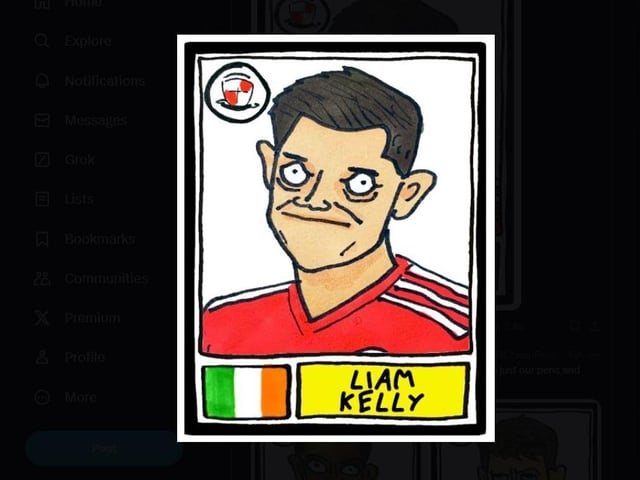 After Crawley Town were promoted after winning the League Two play-off final, @CheapPanini/noscoredraws.com celebrated by drawing Reds players 'quite badly'. Here are the results.