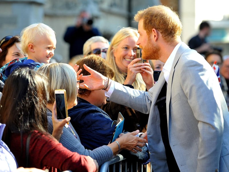 Harry and Meghan, Duke and Duchess of Sussex visit Chichester. Pic Steve Robards SR1825340