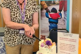 Family support charity in Crawley, Horsham and Mid Sussex celebrate 25 years of supporting families locally with the donation of a cake made by one of the supported families