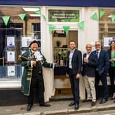 Leaders Sustainable Branch in Lewes Unveiled by Town Cryer 