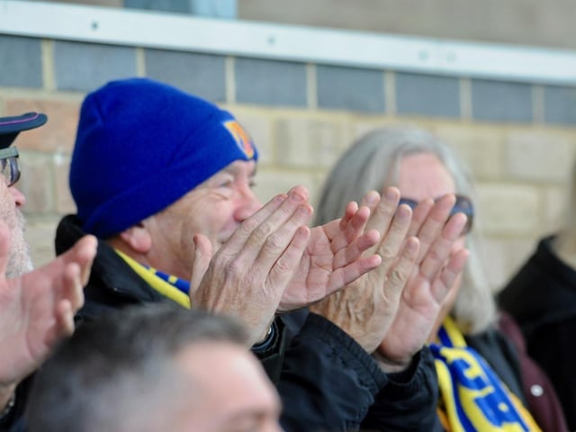 Action, celebration and crowd pictures from Lancing v Littlehampton Town at Culver Road
