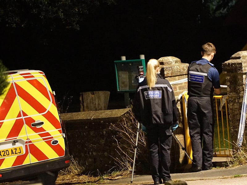 Pells Recreation Ground in Lewes has been taped off following a police incident on Saturday night (August 19).