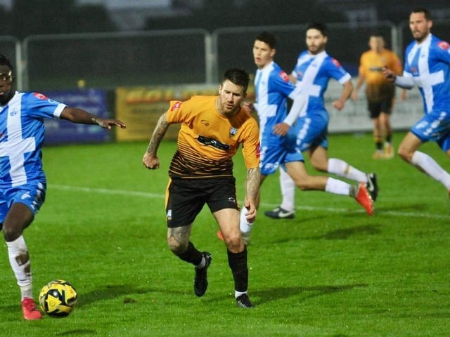 Action from Littlehampton Town v Sheppey in the Isthmian south east division