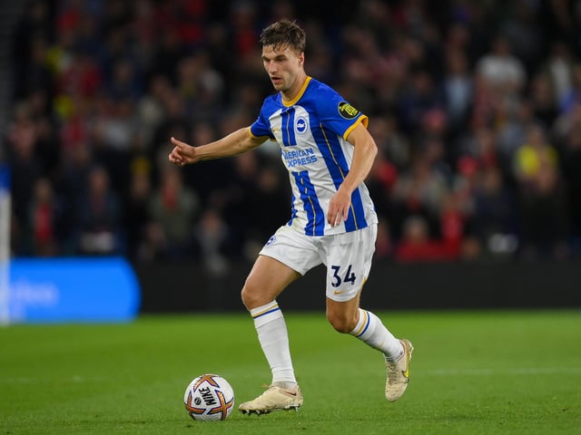 Wasn't flustered by Aston Villa's wingers. Some nifty footwork baffled Lucas Digne in the second half in an unlikely show of showmanship from the Dutchman. Headed over from close-range - although he did see the ball late - with the Seagulls 2-1 up.