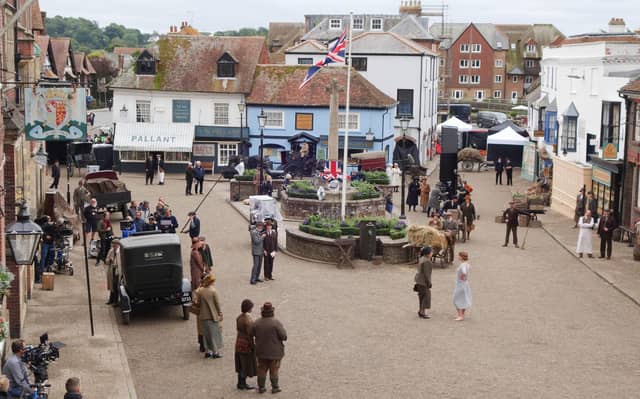 Filming took place in Arundel for Wicked Little Letters, starring Olivia Colman and Jessie Buckley
