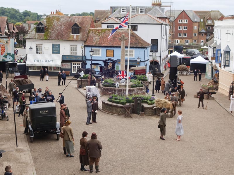 Filming took place in Arundel for Wicked Little Letters, starring Olivia Colman and Jessie Buckley