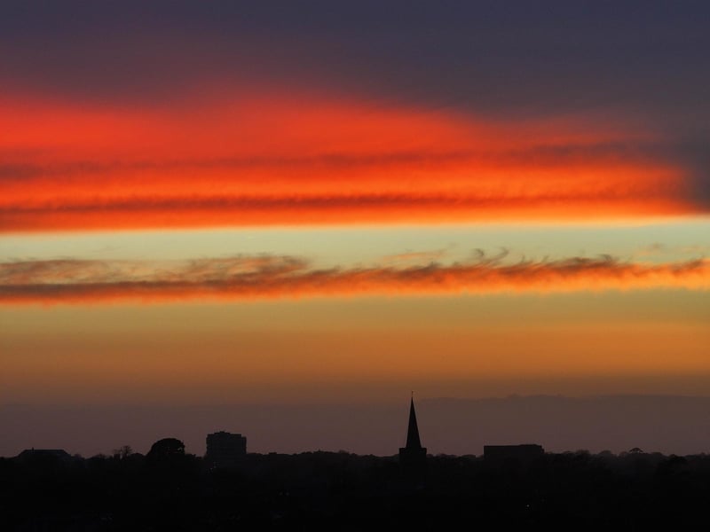 A perfect Sussex Sunset.