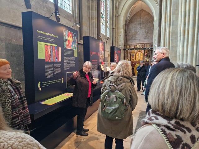 Canon Treasurer, Vanessa Baron tells us about the exhibition at the launch