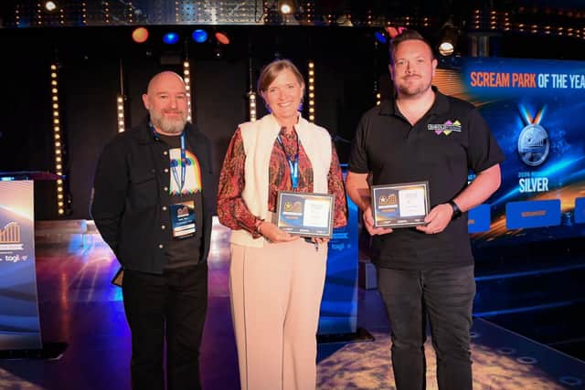 Jacqueline Berryman, a director of Tulleys, collected the award. Photo: Tulleys Farm / Facebook