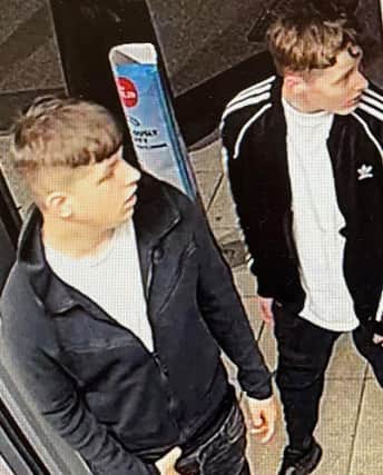 Sussex Police have made an appeal for the identities of two men following robberies in Chichester.