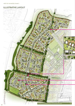 Phase two of the Whitehouse Farm development which will provide 850 new houses has been submitted.