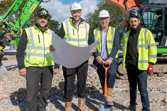 Ground is broken on the build of a new Angmering care home