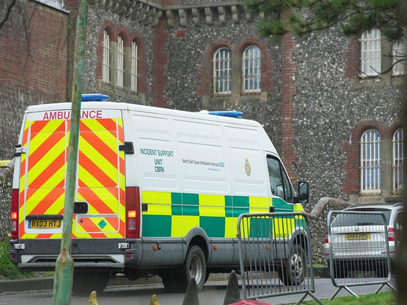 ‘Major incident’ closes Eastbourne A&E as emergency services attend ‘medical incident’ at Lewes prison